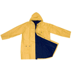 Omkeerbare regenjas geel 1 kleur 8572