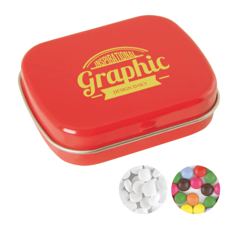 Scharnierblik met mintjes 72u paars 1 kleur 10776