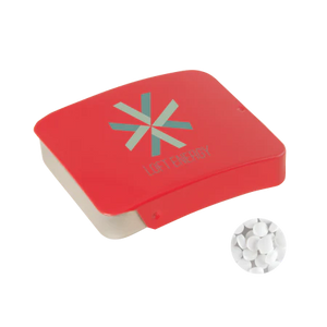 Schuifblikje met triangle` mints lichtblauw 2 kleuren 10993