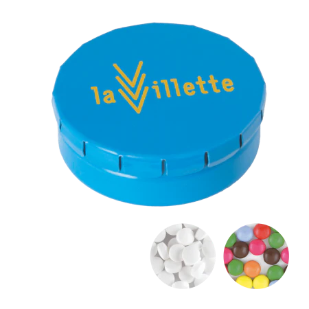 Rond click clack blik mints 72u donkergroen 1 kleur 9980