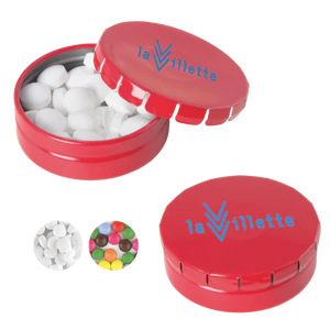 Rond click clack blik mints 72u paars 1 kleur 9991