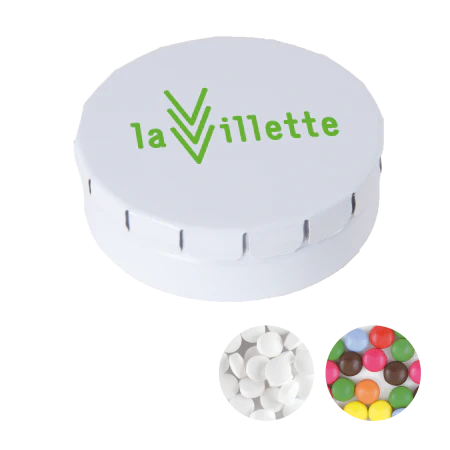 Rond click clack blik mints  72usample