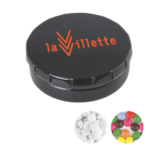 Rond click clack blik mints 72u goud 1 kleur 9984