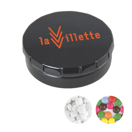 Rond click clack blik mints 72u goud 1 kleur 9984