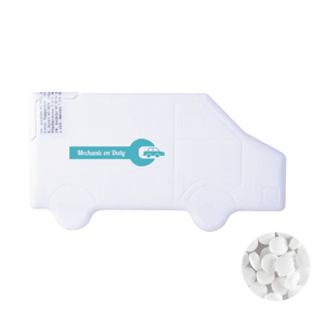 Vrachtwagen mintdispenser bedrukken