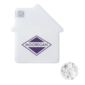 Hart mintdispenser met mints 72u transparant 1 kleur 5056