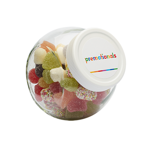 Glazen snoeppot 395 ml snoep bedrukken