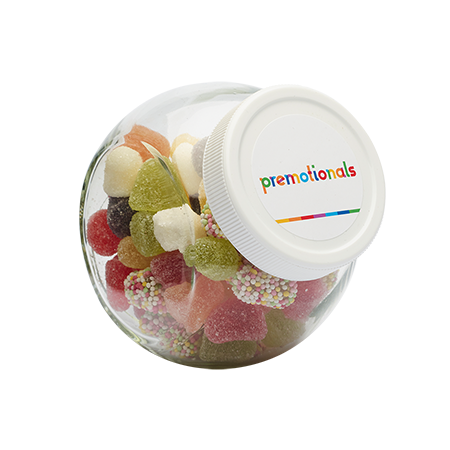 Glazen snoeppot 395 ml snoep bedrukken