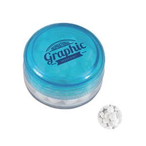 Rond potje met mints donkerblauw 3 kleuren 10047