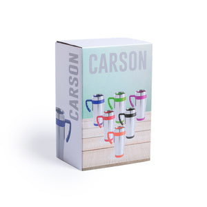 Geïsoleerde mok Carson fuchsia onbedrukt