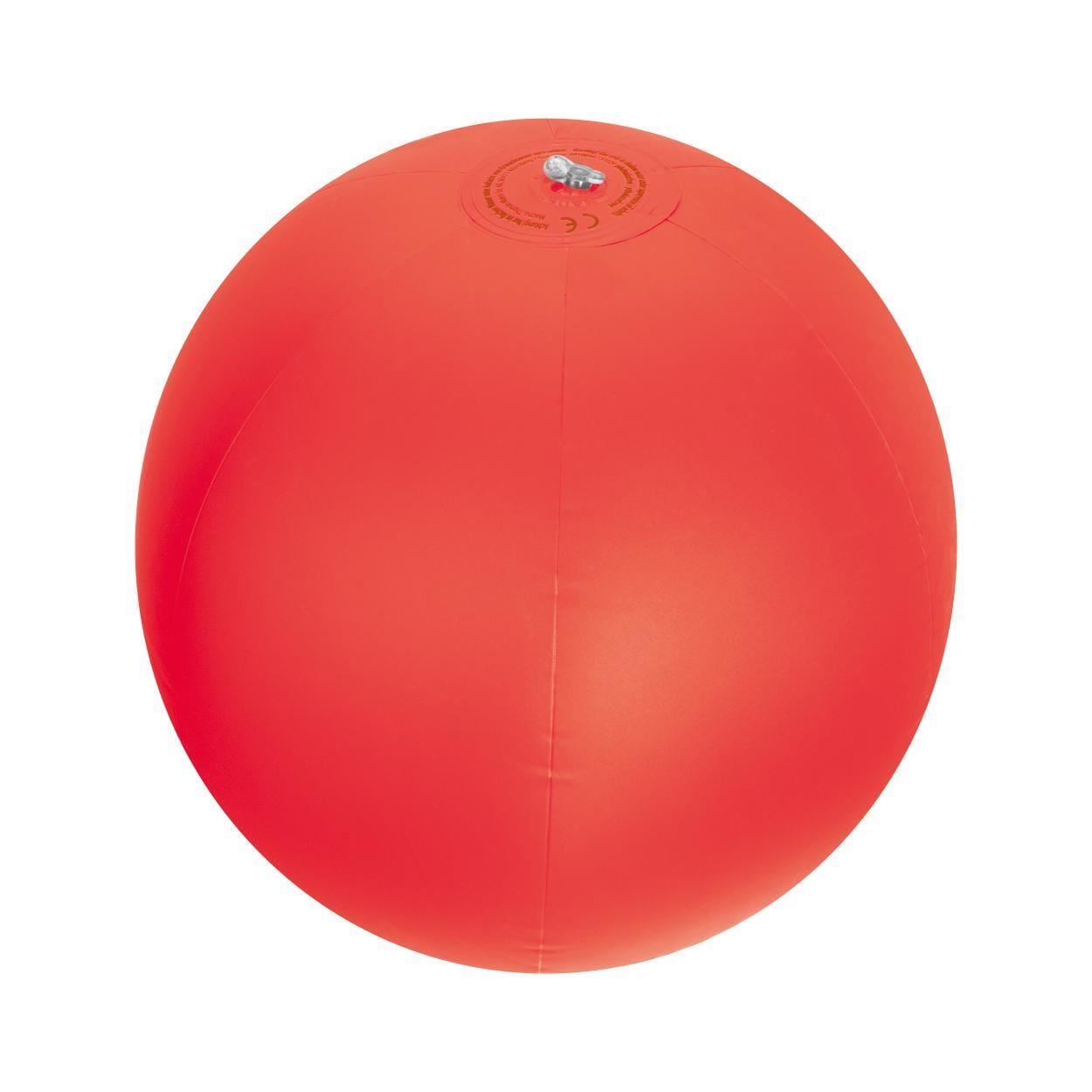 Opblaasbare strandbal rood 1 kleur 8610