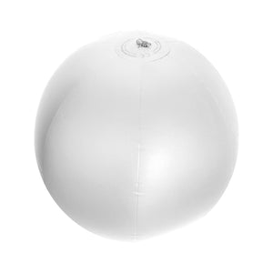 Opblaasbare strandbal wit 1 kleur 8611