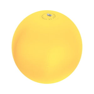 Opblaasbare strandbal geel 1 kleur 8606
