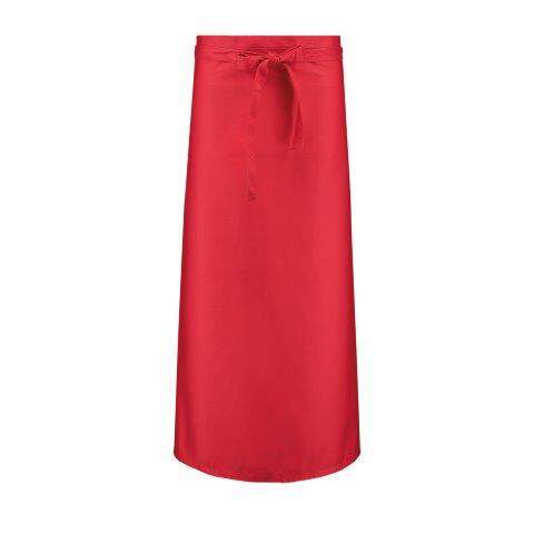 Schort / Sloof 100 x 96 cm bordeauxrood Borduren 10830