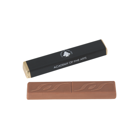 Chocolade stick met karamelvulling bedrukken