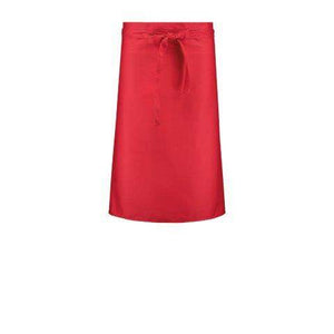 Schort / Sloof 71 x 96 cm bordeauxrood Borduren 10844