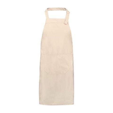 Schort met zak 85 x 75 cm khaki 1 kleur 10888