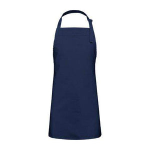 Kinderschort 60 x 50 cm blauw onbedrukt 6407