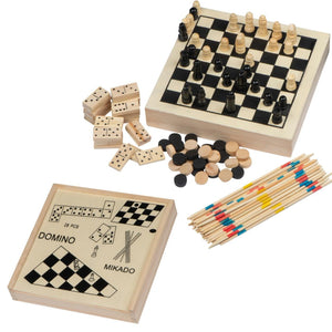 Spellendoos van hout bedrukken