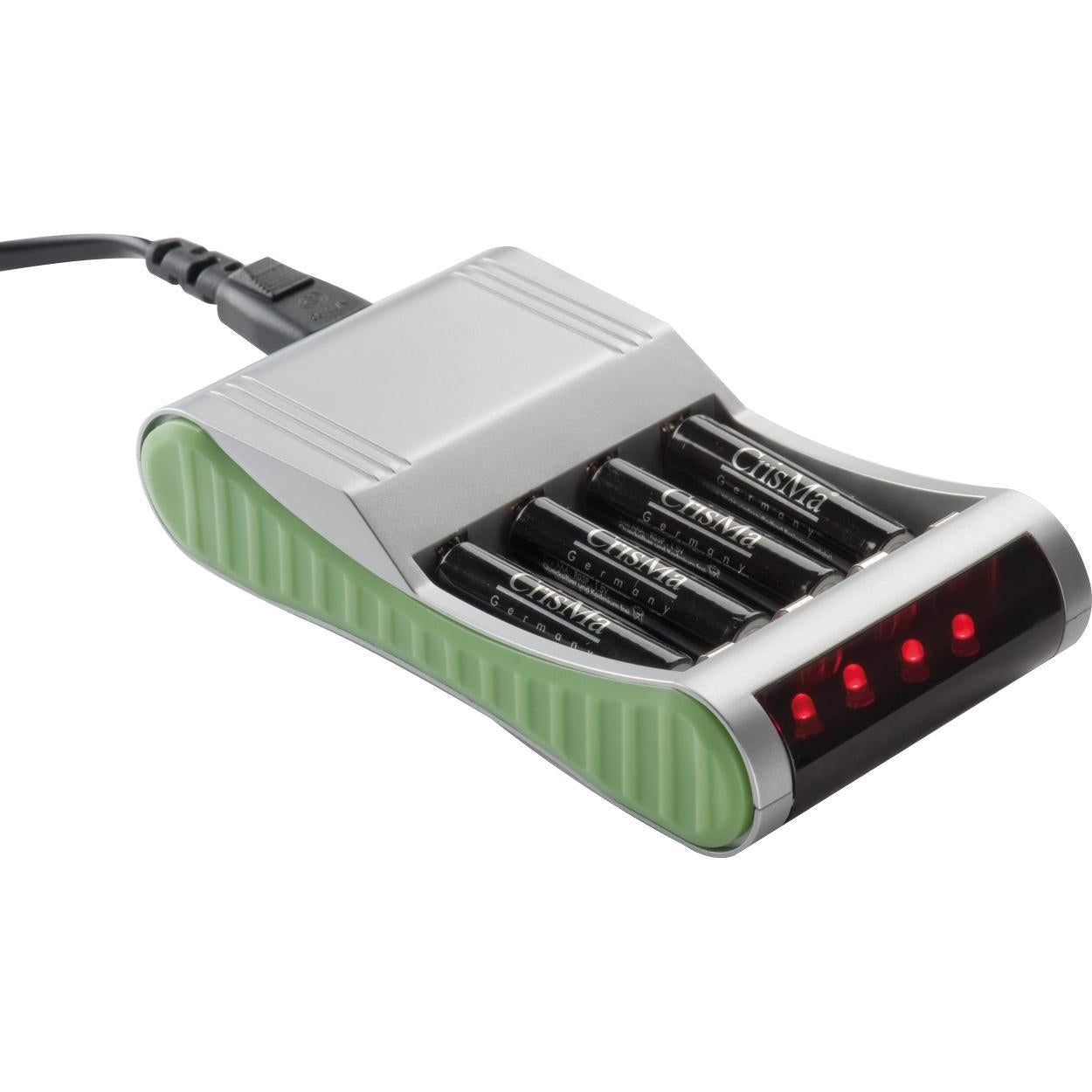 Batterijlader voor 4 batterijen 1405