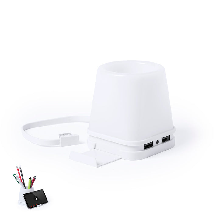 USB-hub met pennenhouder Belind bedrukken