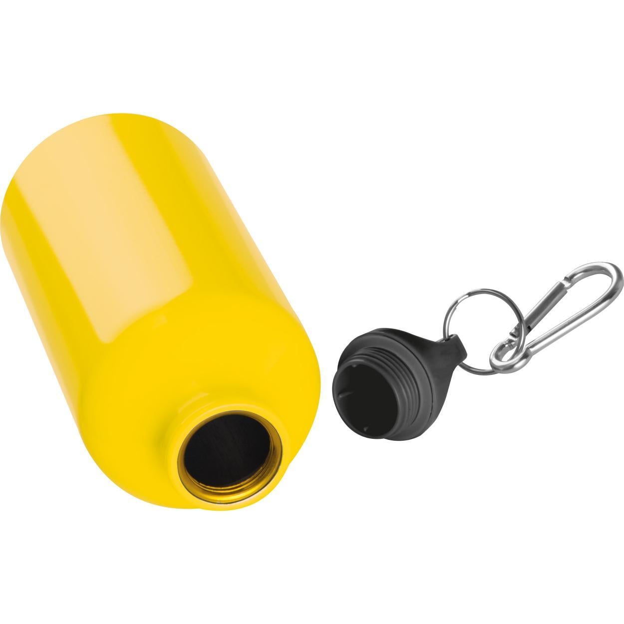 Metalen drinkfles met karabijnhaak 7865