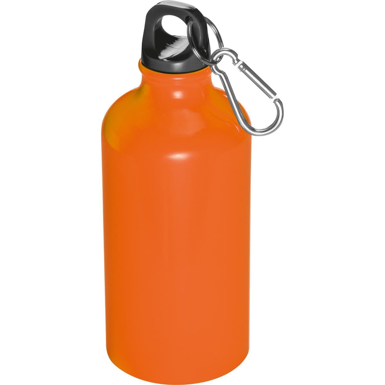 Metalen drinkfles met karabijnhaak 7866