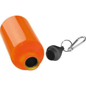 Metalen drinkfles met karabijnhaak 7867