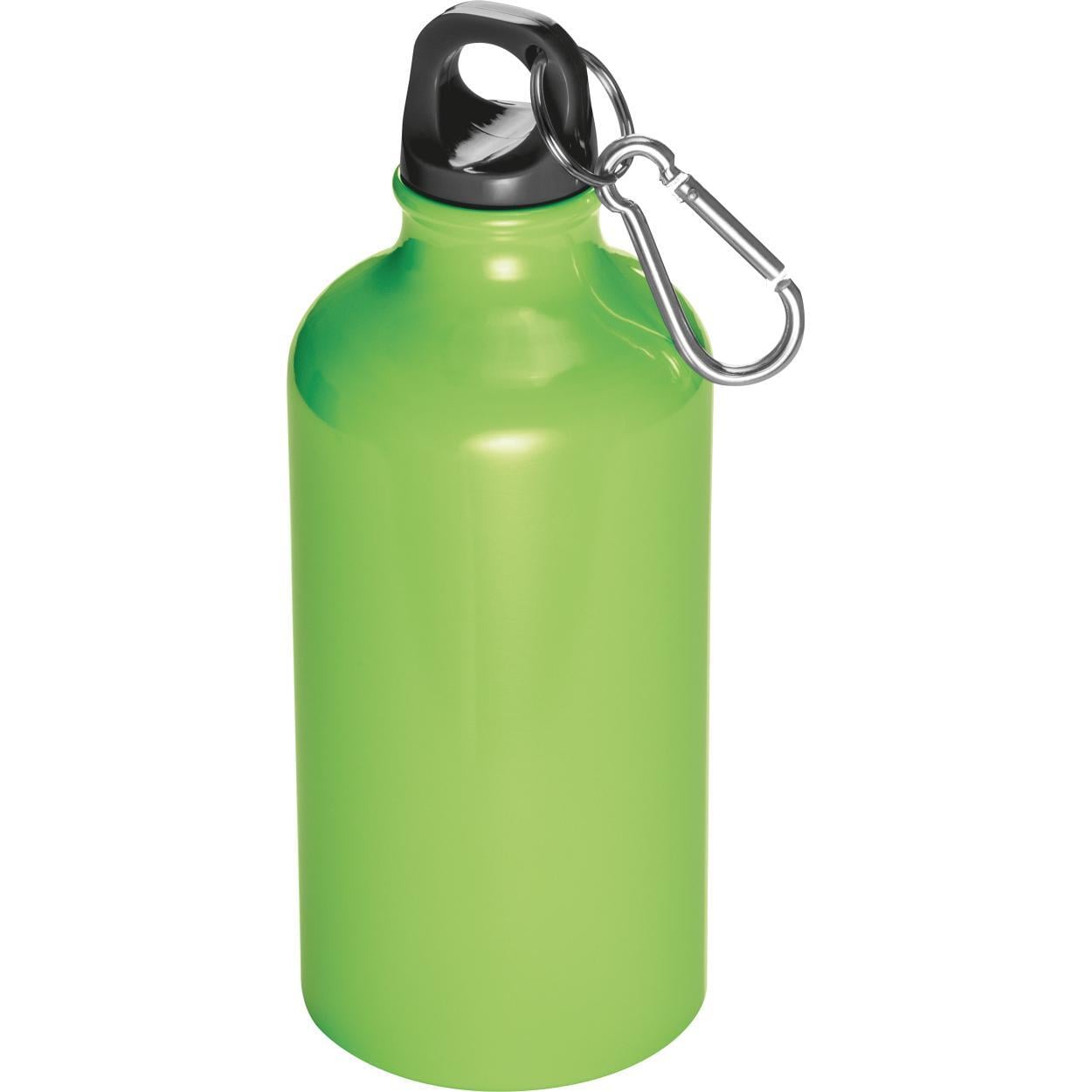 Metalen drinkfles met karabijnhaak 7869