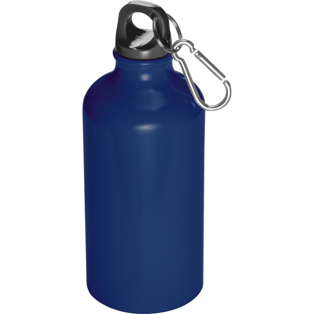Metalen drinkfles met karabijnhaak 7870