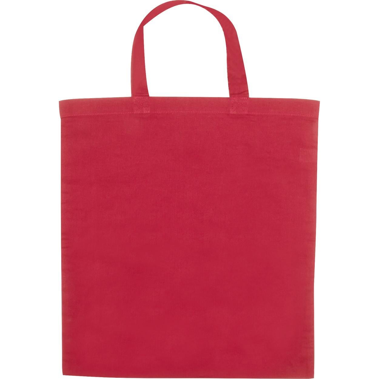Katoenen tas met korte hengsels lichtblauw 1 kleur 5949