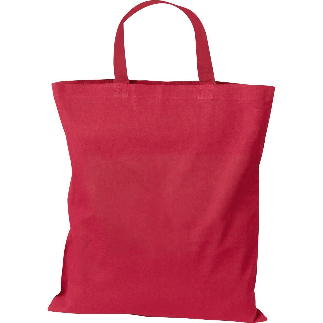 Katoenen tas met korte hengsels oranje 1 kleur 5950