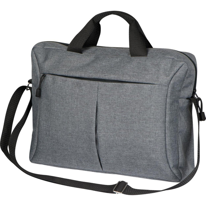 Laptoptas grijs bedrukken