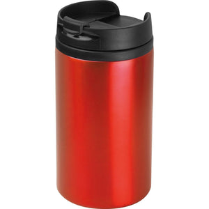 Drinkbeker metaal grijs Graveren 3077