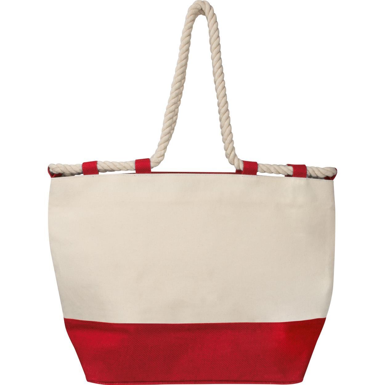 Strandtas met koord sample