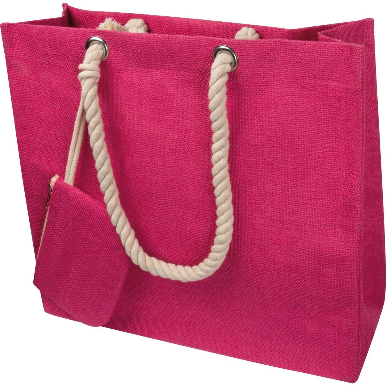 Jute tas met koord 5679