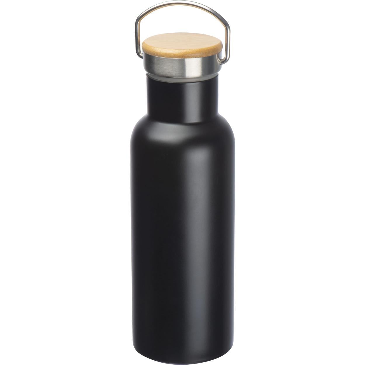 Drinkfles van RVS met draagbeugel bedrukken