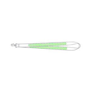 Lanyard Kappin oranje 1 kleur