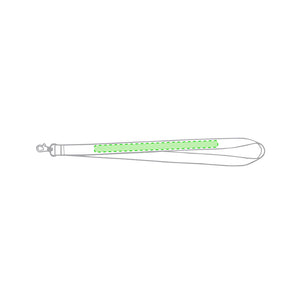 Lanyard Kappin donkerblauw onbedrukt