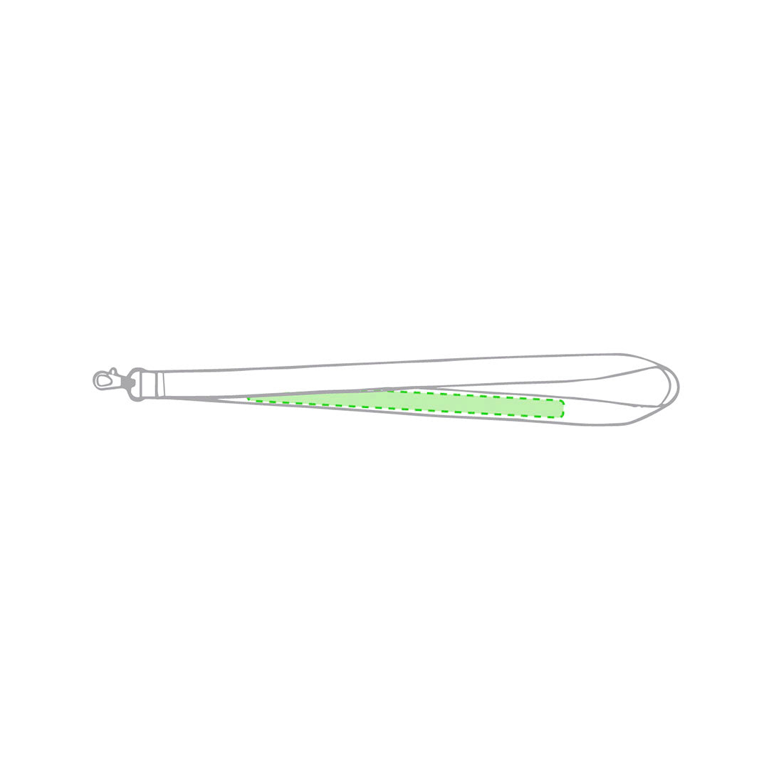 Lanyard Kappin donkerblauw 1 kleur