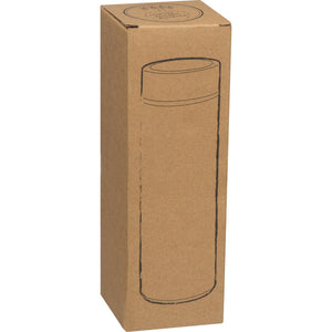 Drinkbeker RVS met bamboelook 3085