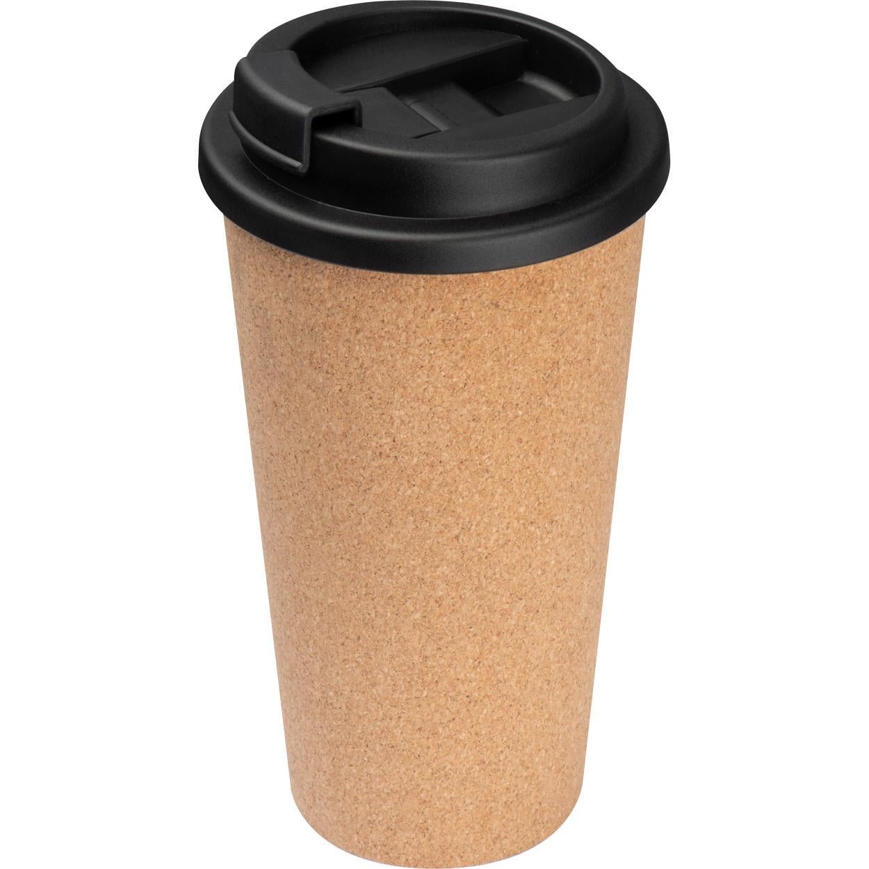 drinkbeker met oppervlak van kurk bedrukken