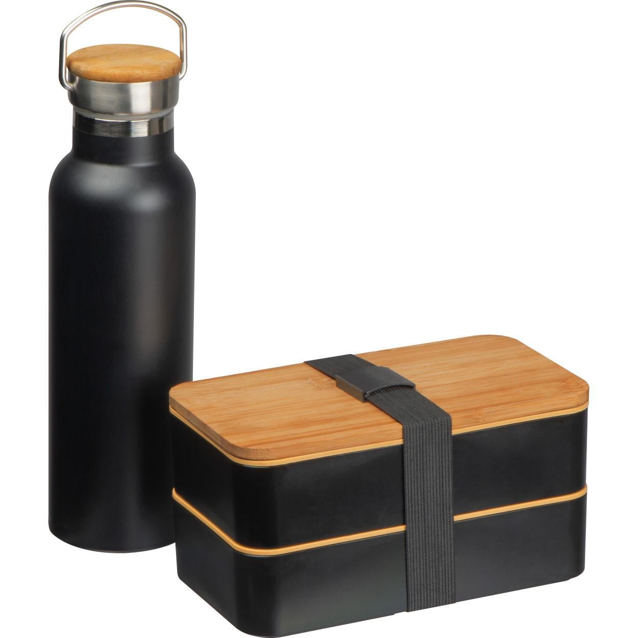 Set van lunchbox en drinkfles sample