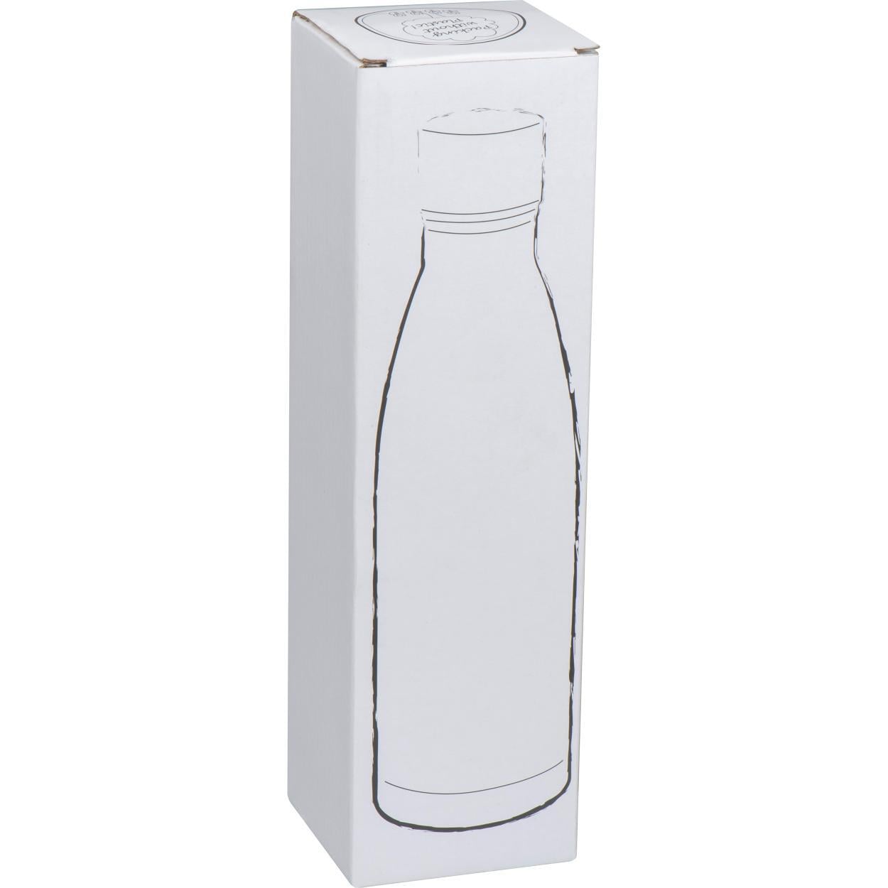Drinkfles dubbelwandig van RVS, 500 ml inhoud 3109