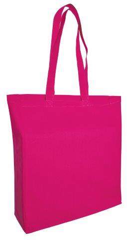 Katoenen tas met lange hengsels grijs 1 kleur 5957