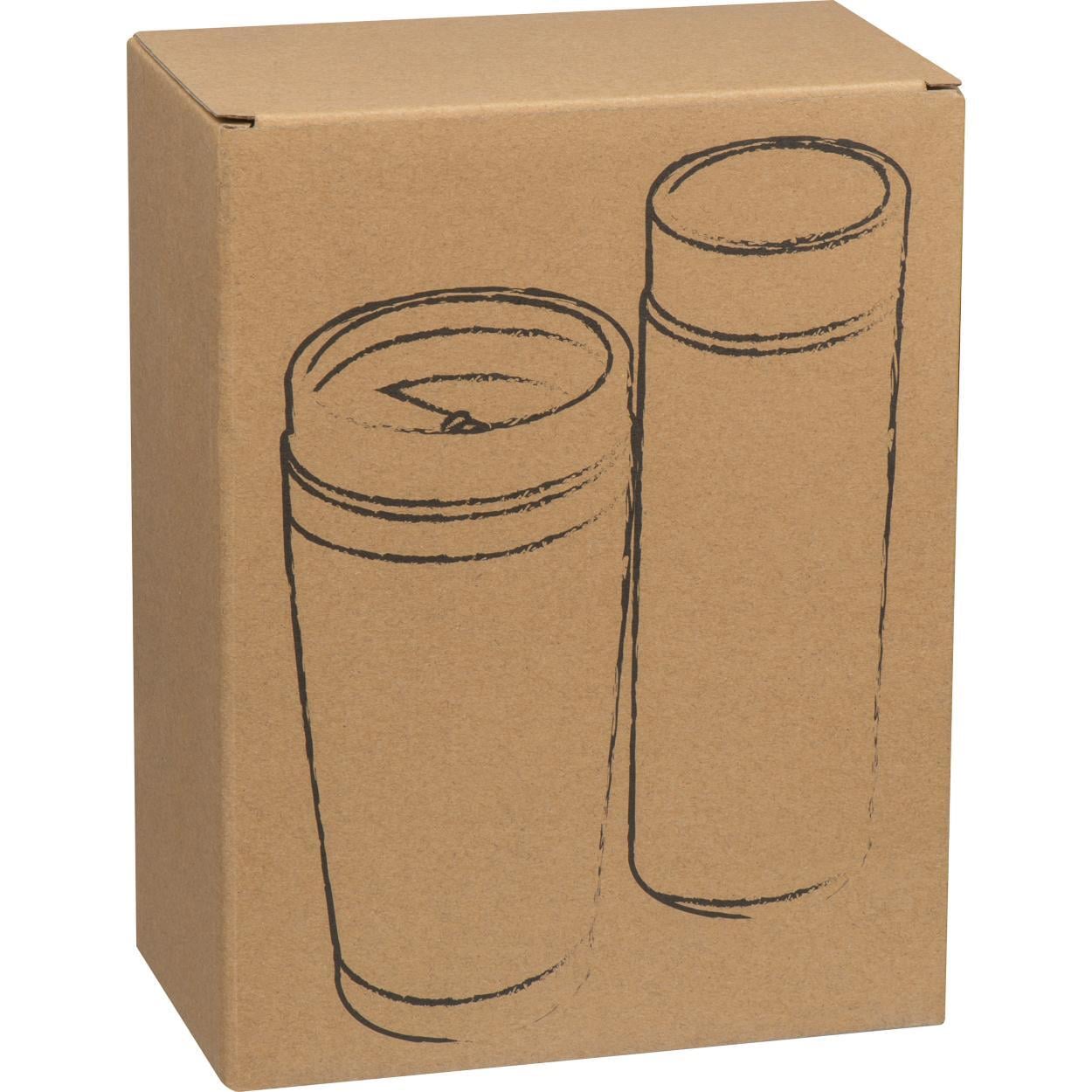 Set van drinkbeker en thermosfles sample