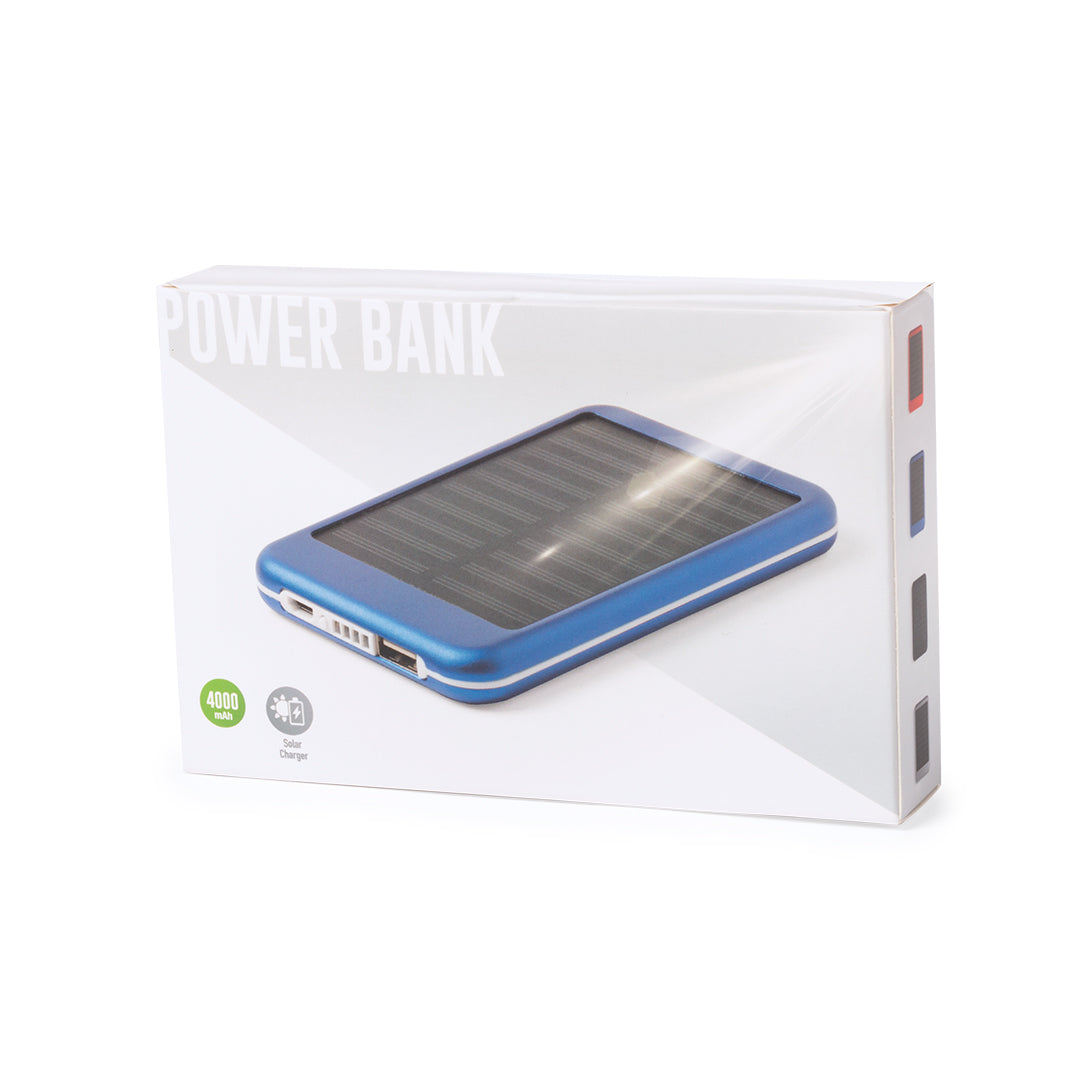 Powerbank Rudder zilver onbedrukt