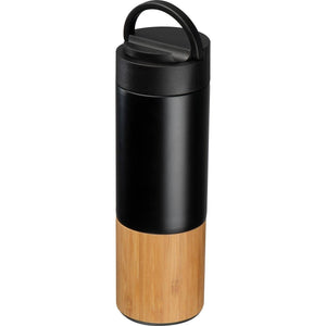 Drinkfles van koper en bamboe - Vacu&uuml;m 3154