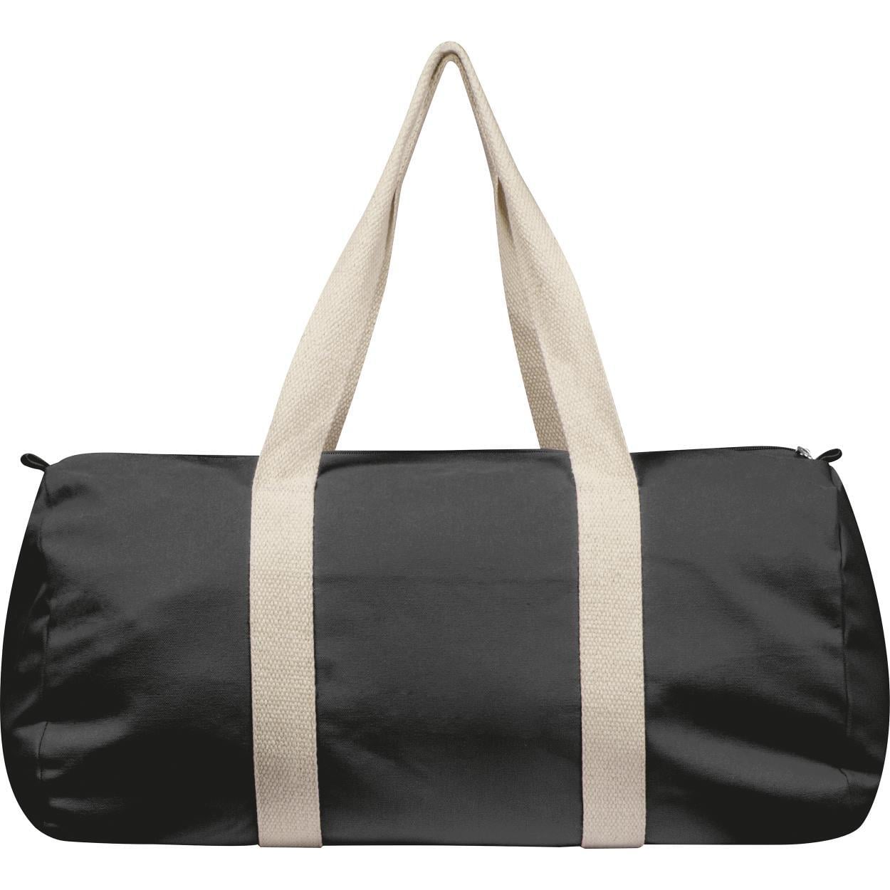 Weekendtas van canvas rood 1 kleur 13317