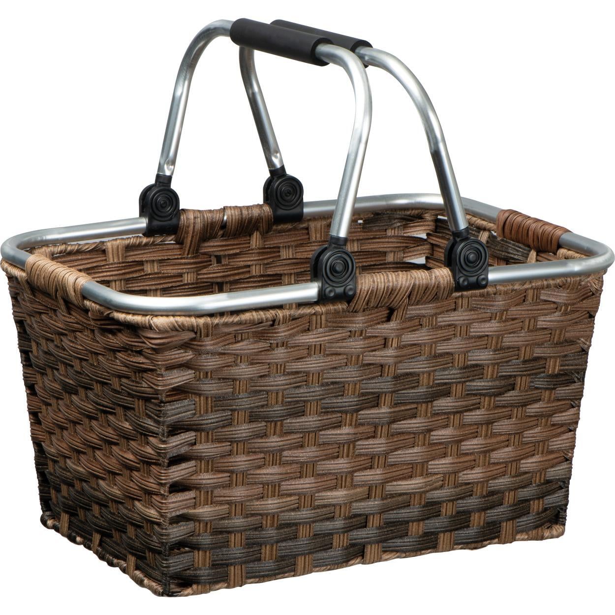 Rotan boodschappenmand bedrukken
